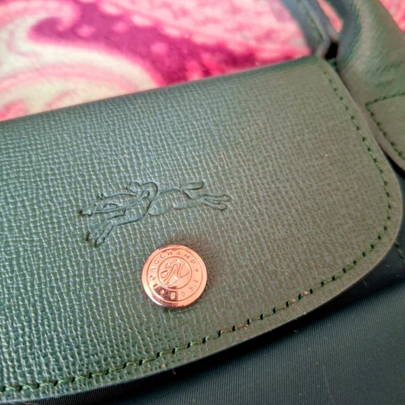 Longchamp Forest Green Tote Bag - Picture 2 of 10